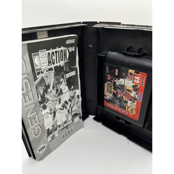 NBA Action '94 (Sega Genesis, 1994) Complete Tested - Picture 5 of 12